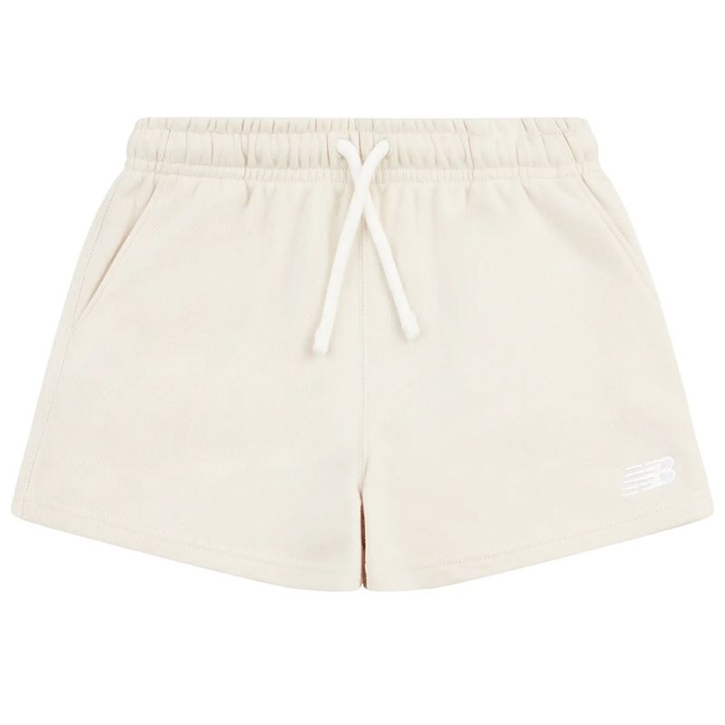 Spodenki dziecięce New Balance LAKG0006LIN - beżowe