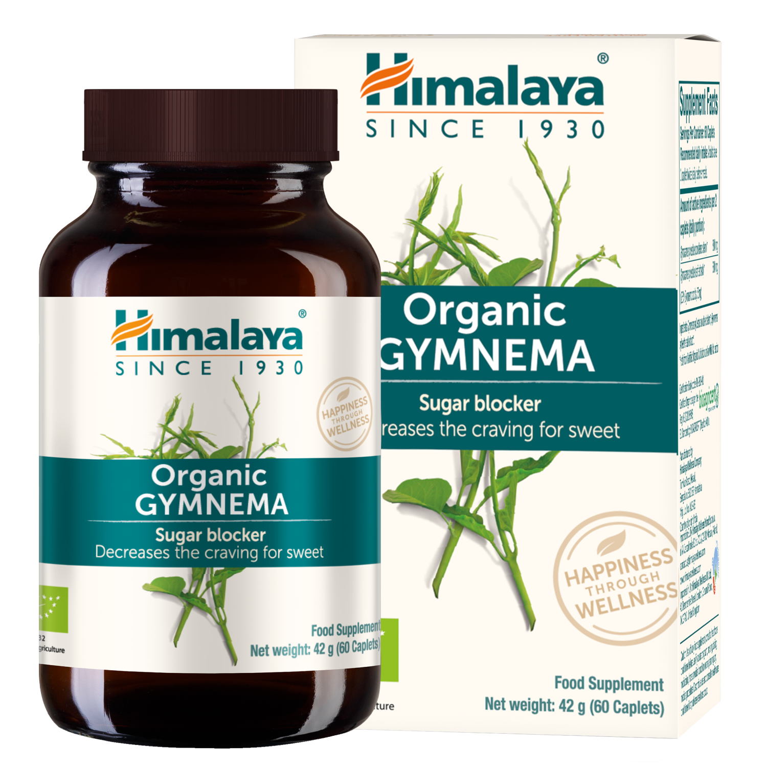 Himalaya Organic Gymnema, 60 tabletek