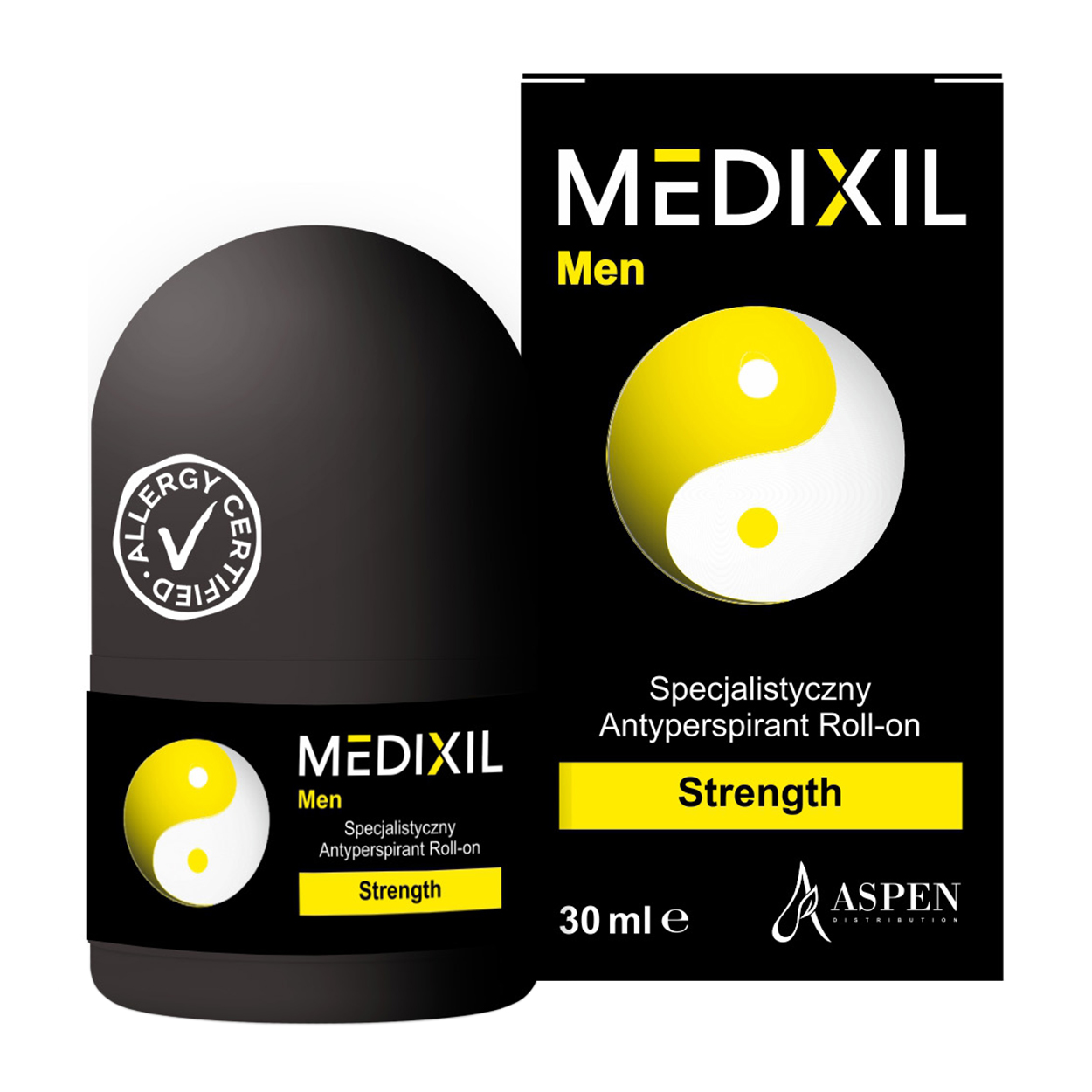 Medixil Men Strenght, antyperspirant roll-on, 30 ml