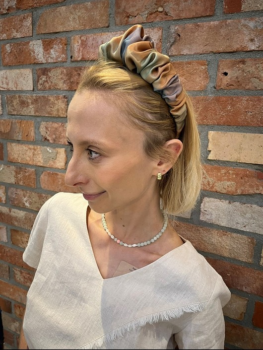 Jedwabna opaska Aurora Maxi