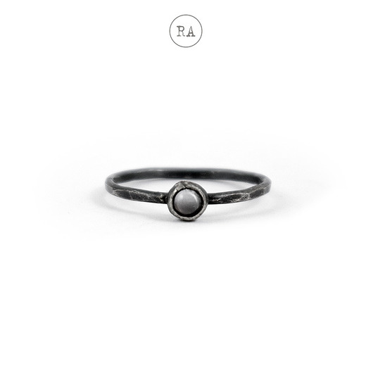 Rozm. 22 Kryształ górski: pierścionek srebrny