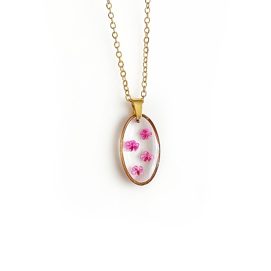 Naszyjnik z kwiatami, prezent dla niej