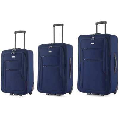 Zestaw walizek SEMI LINE T5677-0 Granatowy
