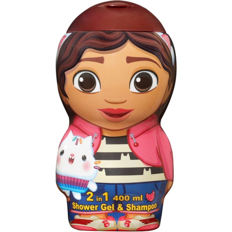 Gabby's Dollhouse 2D Kids Gentle żel pod prysznic i szampon 2w1 400 ml