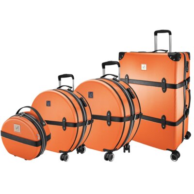 Zestaw walizek SEMI LINE T5675-0 Pomarańczowo-czarny