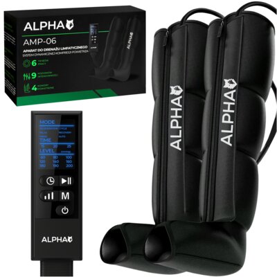 Masażer Limfatyczny do nóg ALPHA AMP-06