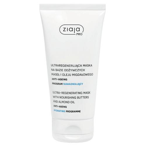 Ziaja Pro Ultraregenerująca maska na bazie odżywczych maseł i oleju migdałowego anti-aging, 200 ml