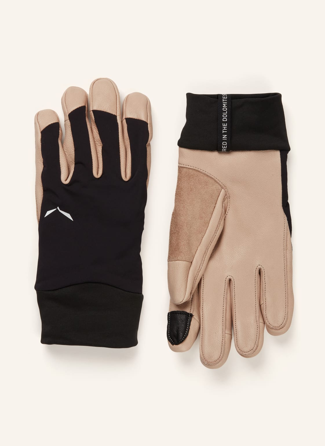 Salewa Rękawiczki Multisportowe Ortles Z Funkcją Ekranu Dotykowego schwarz