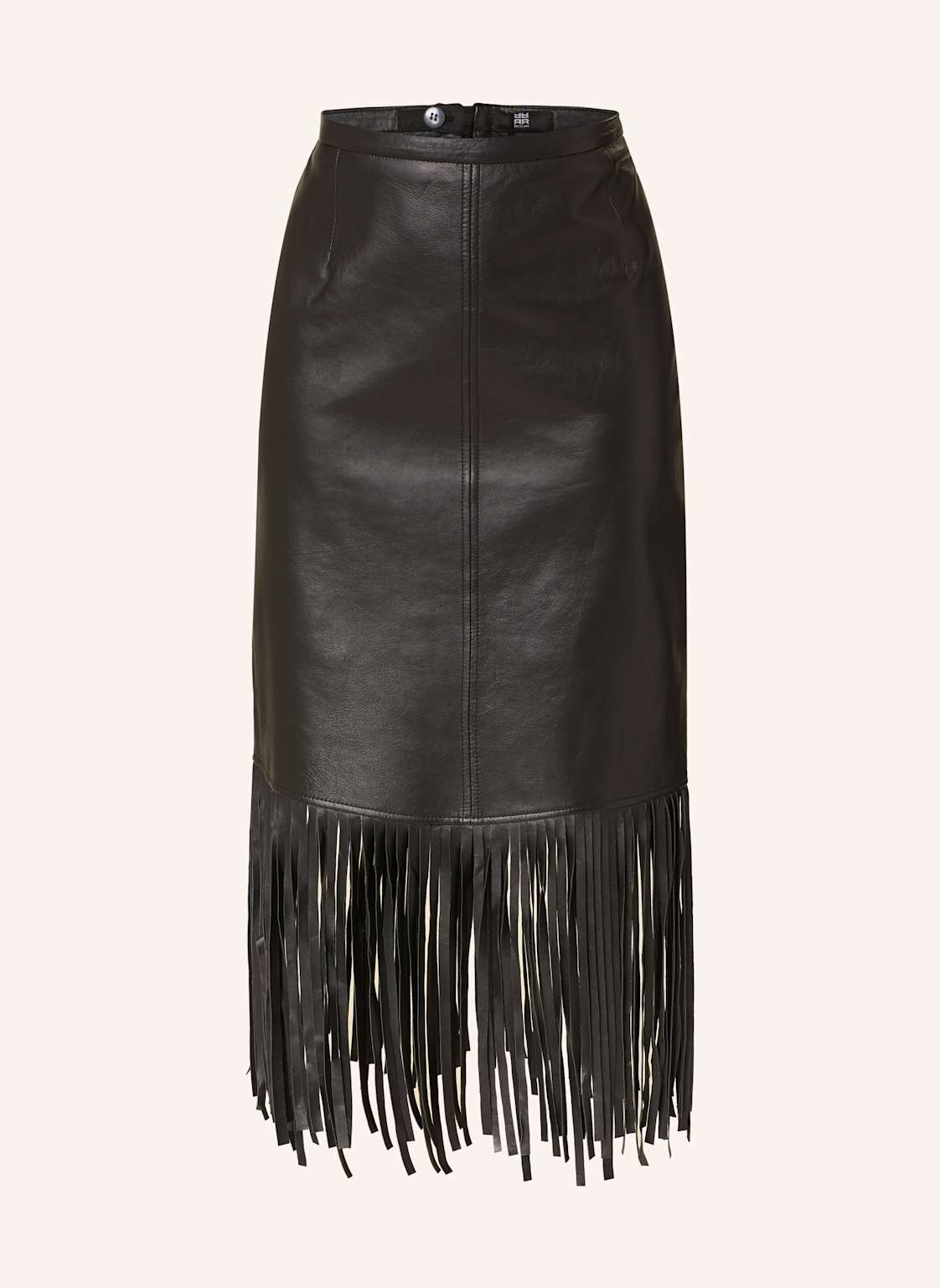 Riani Spódnica Skórzana schwarz
