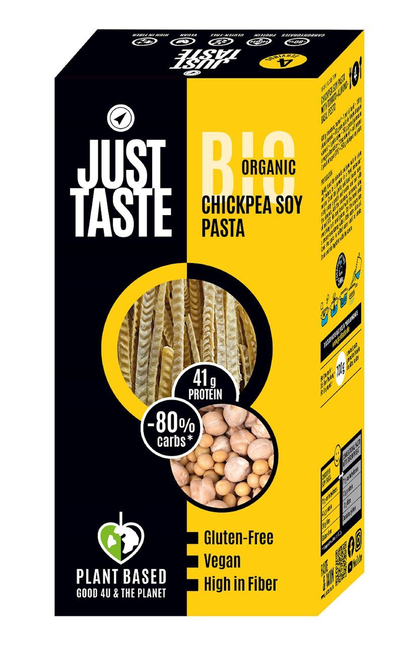Just Taste Makaron proteinowy (z soi i ciecierzycy) spaghetti 250 g Bio - makaron