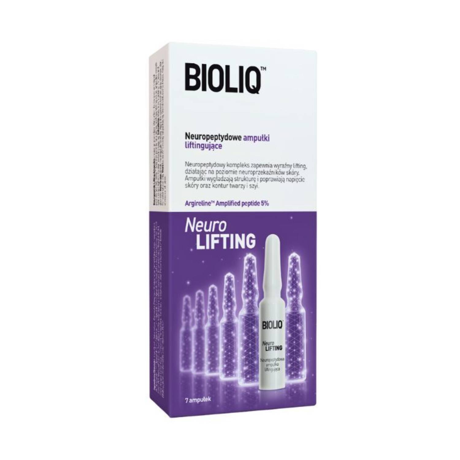BIOLIQ PRO - neuropeptydowe ampułki liftingujące, 7 x 1,5 ml
