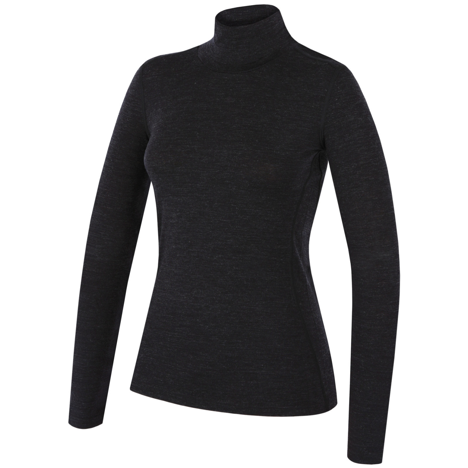Damski golf MOOA MerinoSilk Collar 160 Rozmiar: S / Kolor: czarny