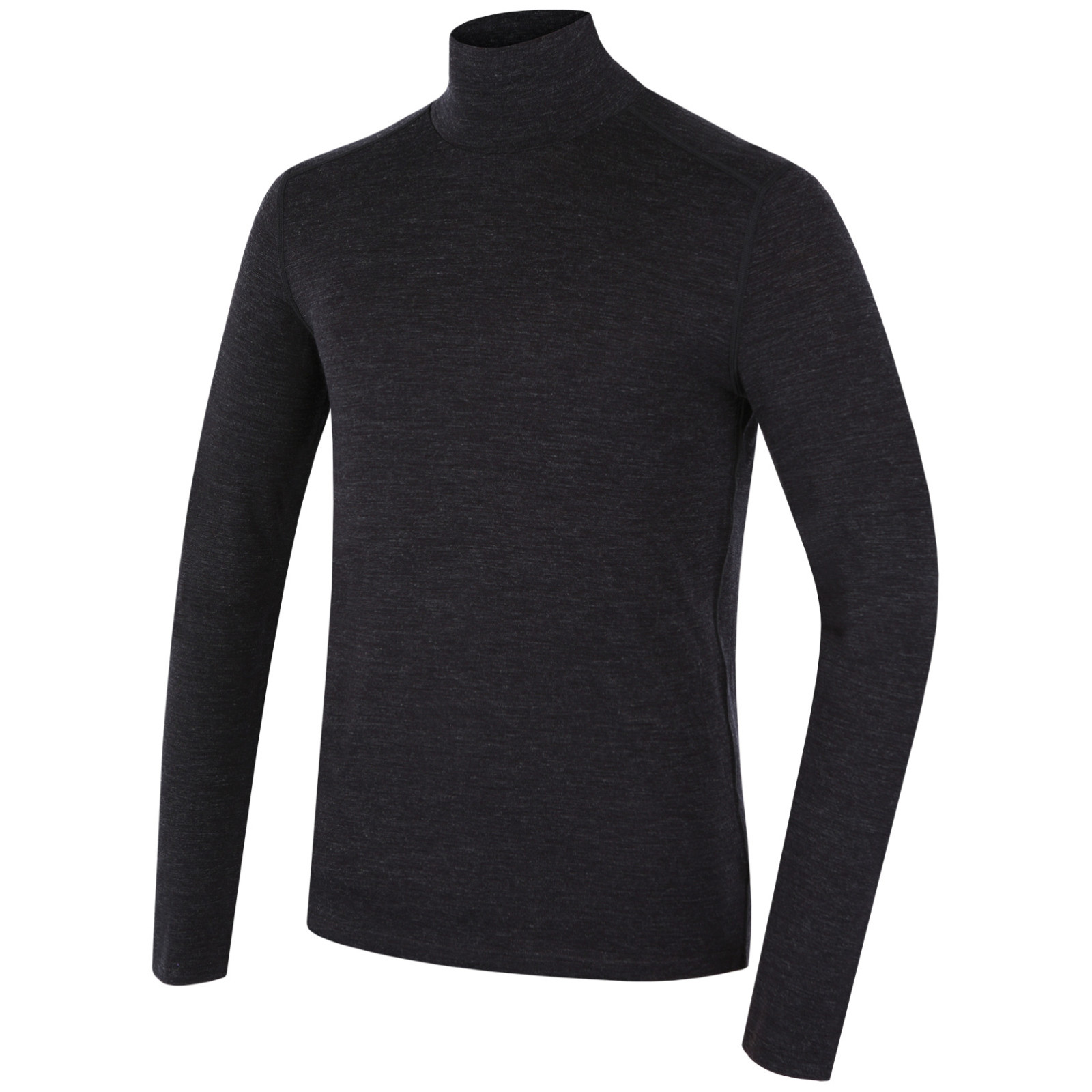 Golf męski MOOA MerinoSilk Collar 160 Rozmiar: M / Kolor: czarny