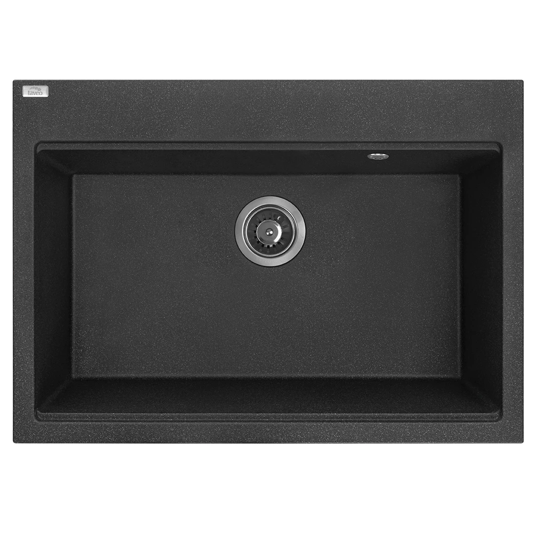 Zlewozmywak Laveo LAVEO Tau SBT 7107 Black zlewozmywak 1-komorowy
