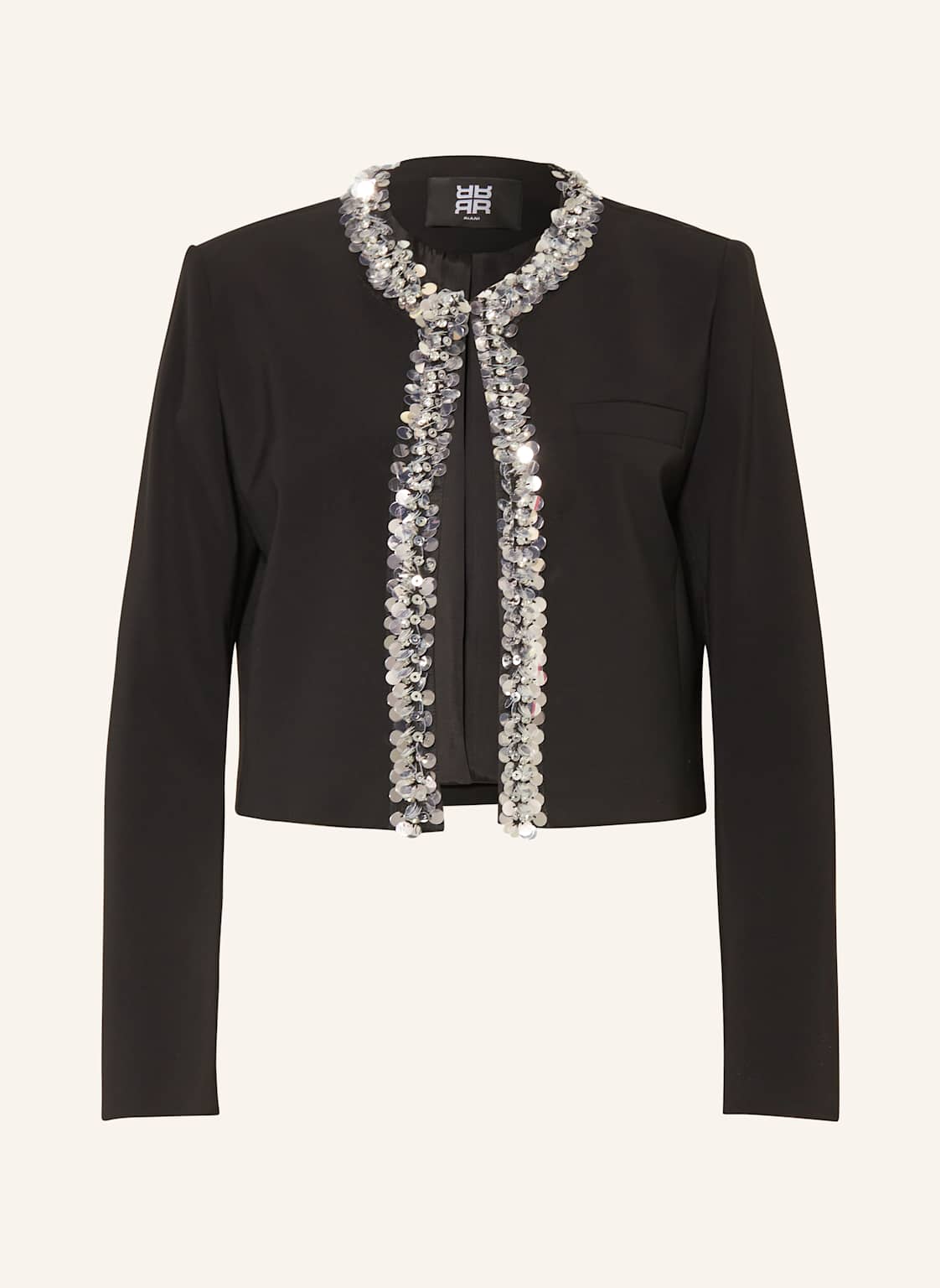 Riani Żakiet Pudełkowy Z Cekinami schwarz