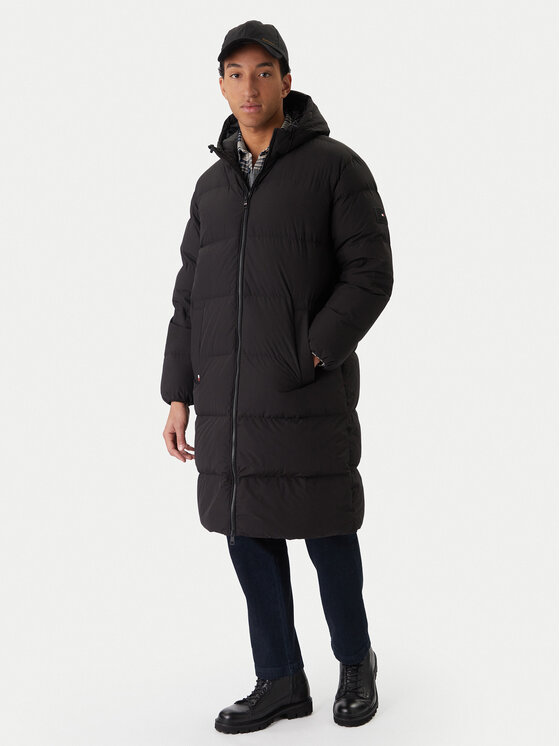 Tommy Hilfiger Kurtka puchowa MW0MW40628 Czarny Regular Fit