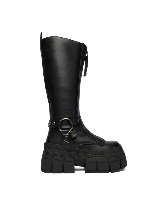 Buffalo Kozaki Gospher Biker Hi 1270131 Czarny
