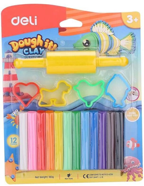 Plastelina 12 kolorów