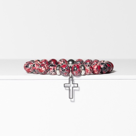 Unikatowa Bransoletka z kamieni naturalnych Jaspis