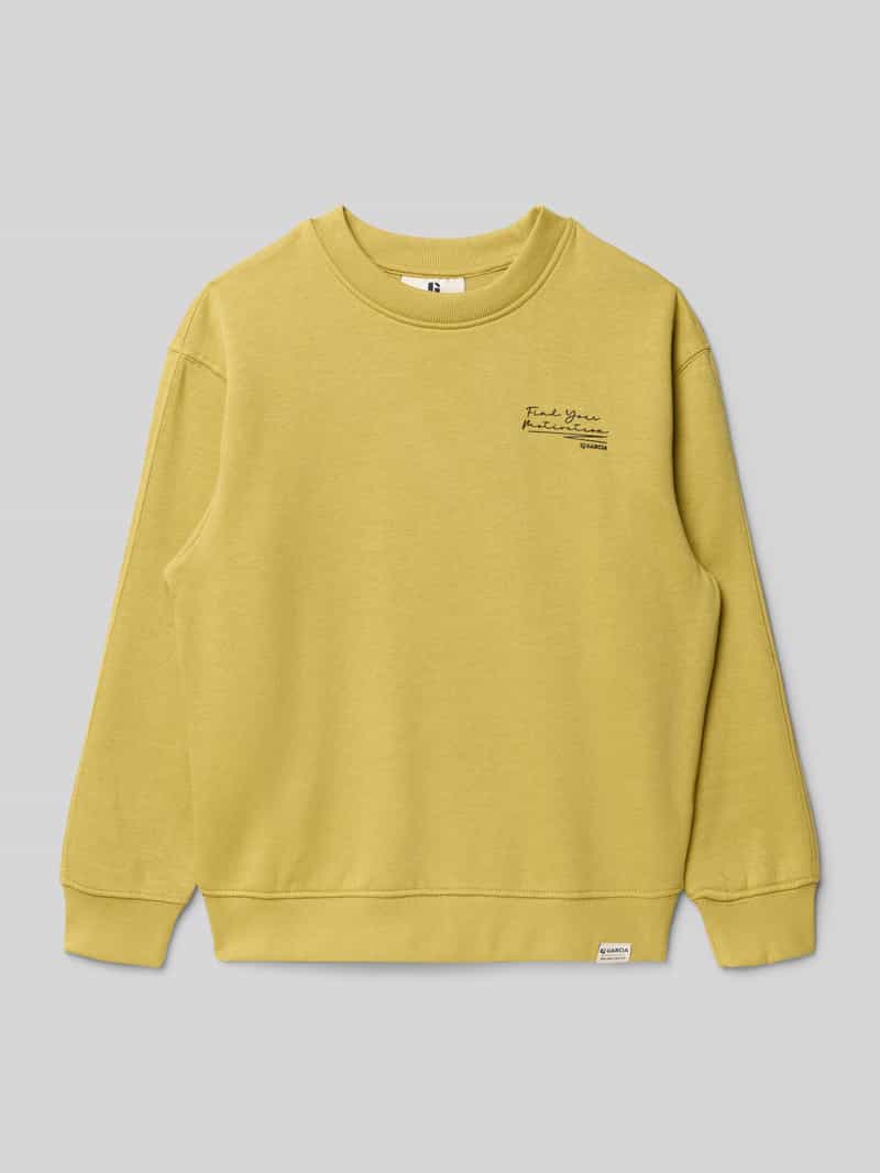 Bluza z nadrukiem z motywem z tyłu