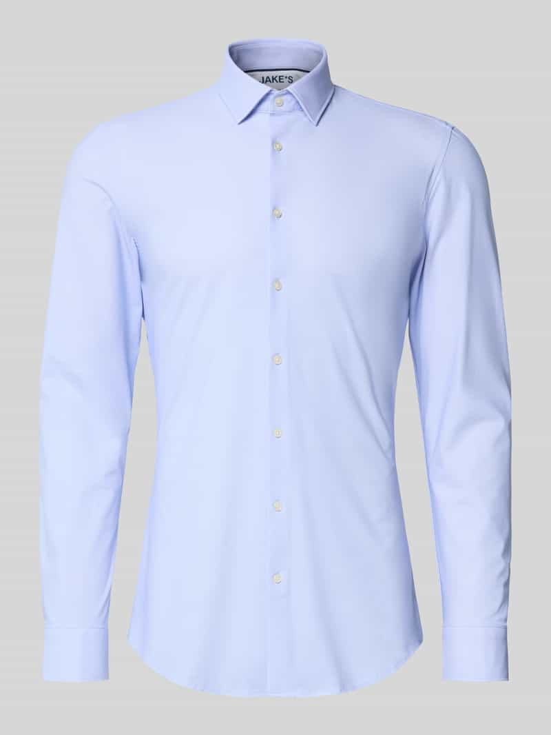 Koszula biznesowa o kroju super slim fit z kołnierzykiem typu kent