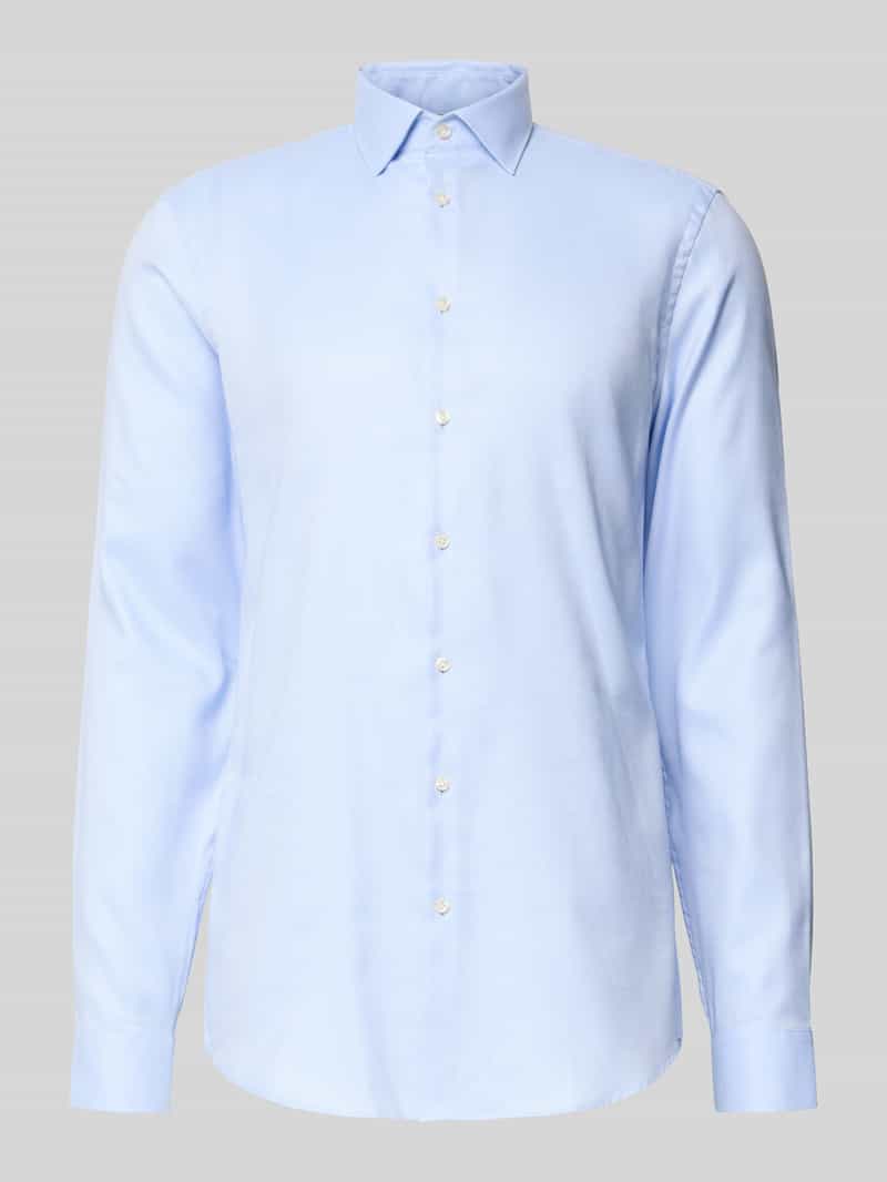 Koszula biznesowa o bardzo długim kroju slim fit z kołnierzykiem typu kent