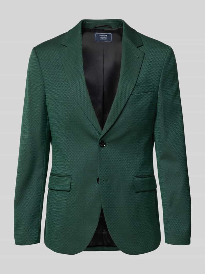 Marynarka na 2 guziki z kołnierzem z połami