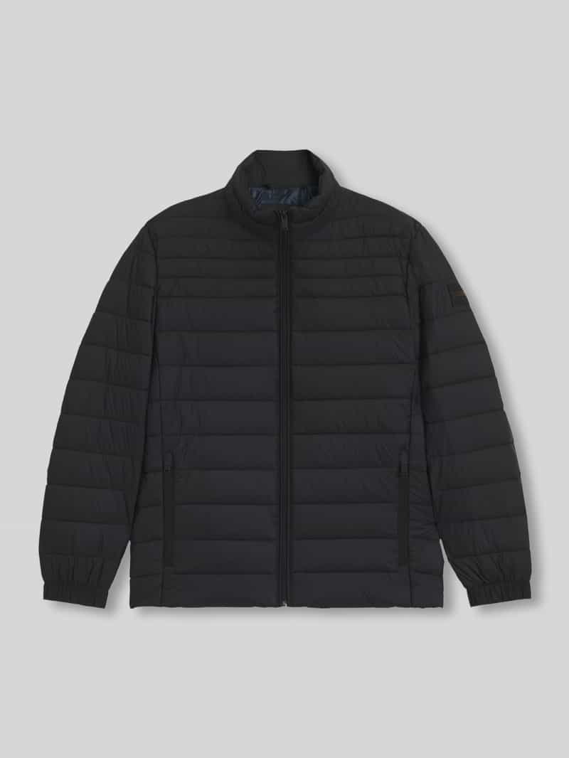 Kurtka pikowana o kroju slim fit z naszywką z logo model ‘ODEN2’