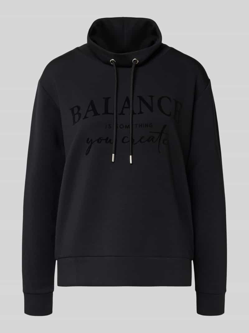 Sweter o kroju relaxed fit z nadrukiem z napisem