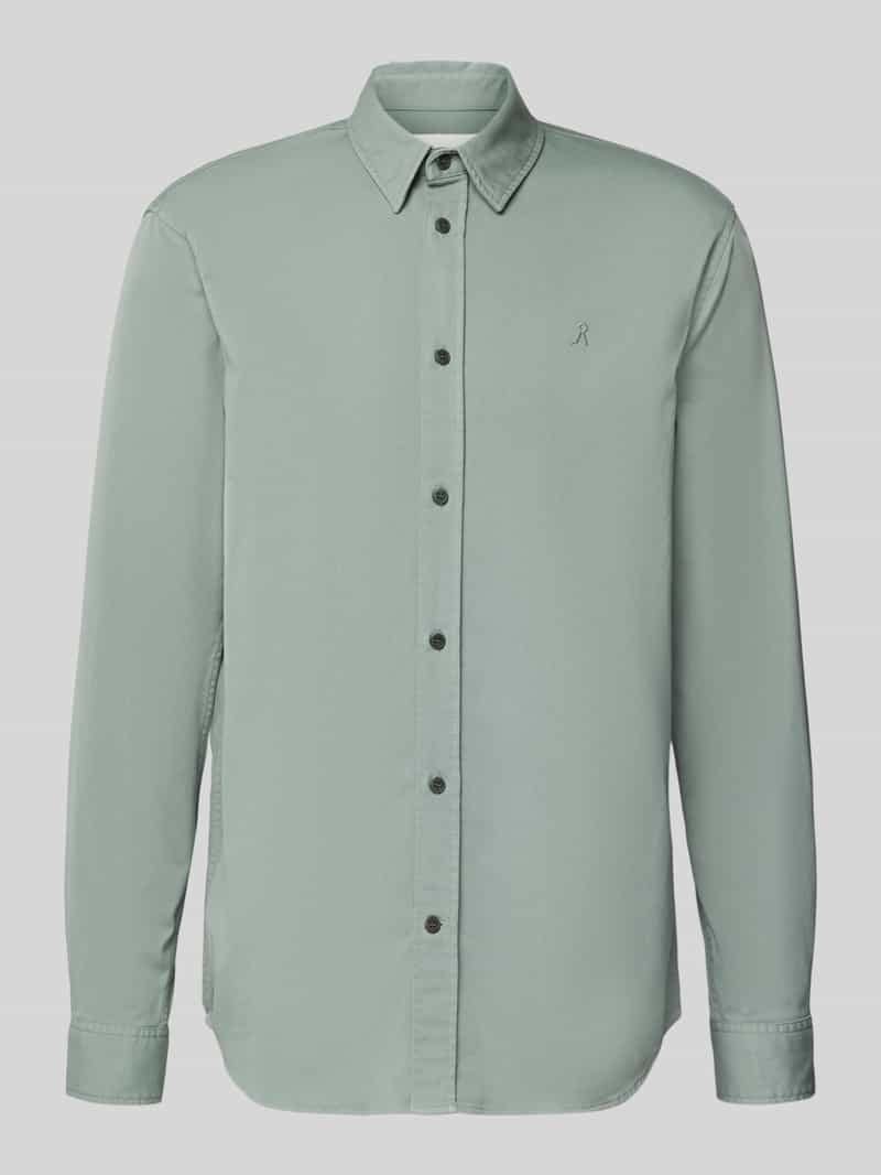 Koszula casualowa o kroju relaxed fit z mieszanki bawełny ekologicznej model ‘GIAALO’