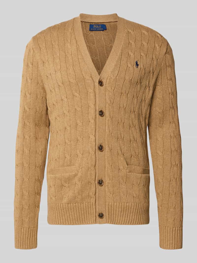 Kurtka z dzianiny z listwą guzikową