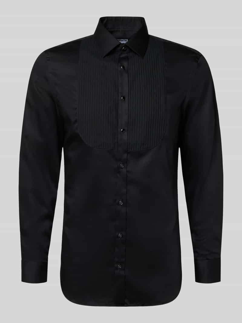 Koszula biznesowa o kroju slim fit z bawełny