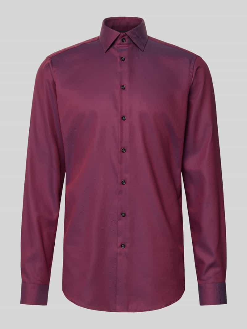 Koszula biznesowa o bardzo długim kroju regular fit z kołnierzykiem typu kent