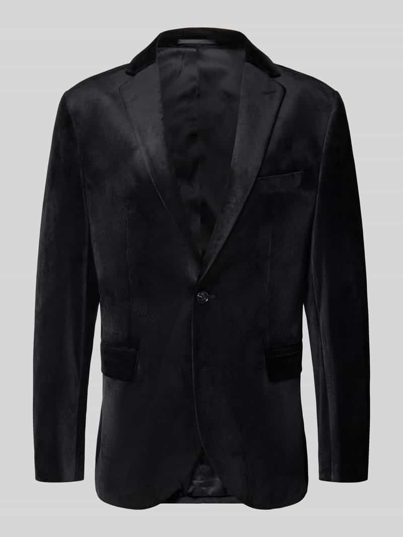 Marynarka na dwa guziki z kołnierzem z połami model ‘george’