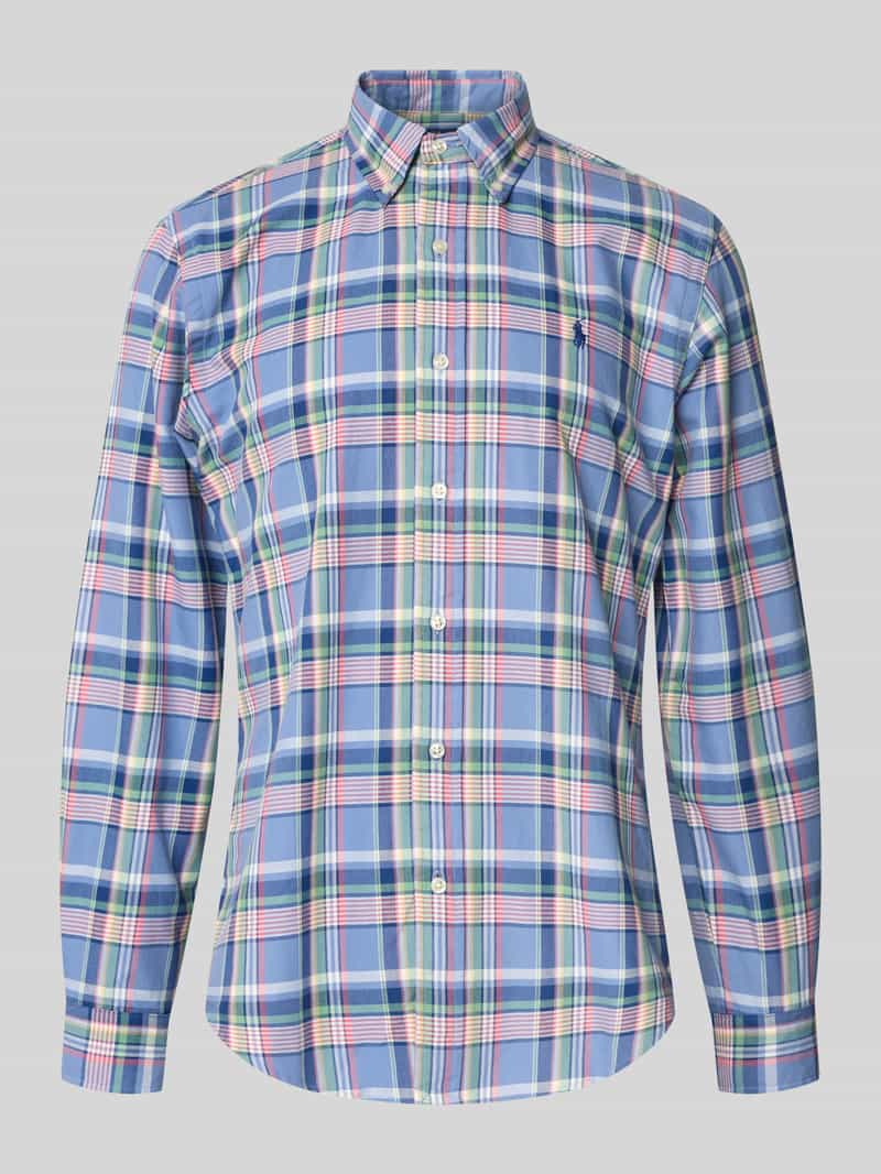 Koszula casualowa z wyhaftowanym logo