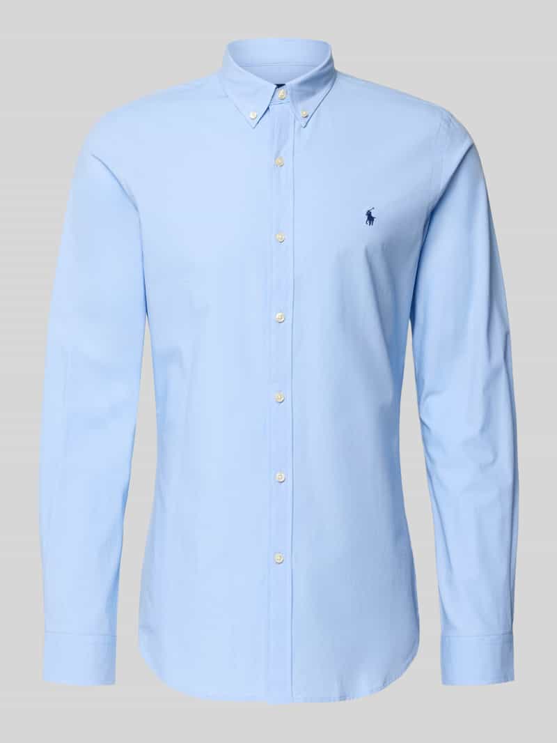 Koszula casualowa z wyhaftowanym logo