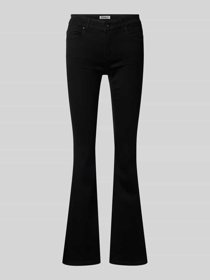 Jeansy z poszerzaną nogawką z mieszanki bawełny model ‘REESE’