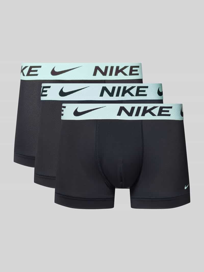 Obcisłe bokserki z mieszanki siateczki NIKE Dry-Fit ADVANCED w zestawie 3 szt.