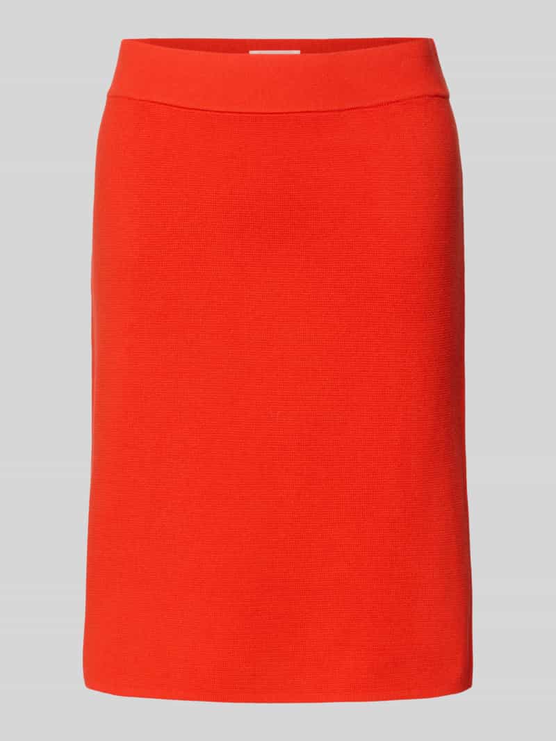 Spódnica o kroju regular fit z imitacji dzianiny