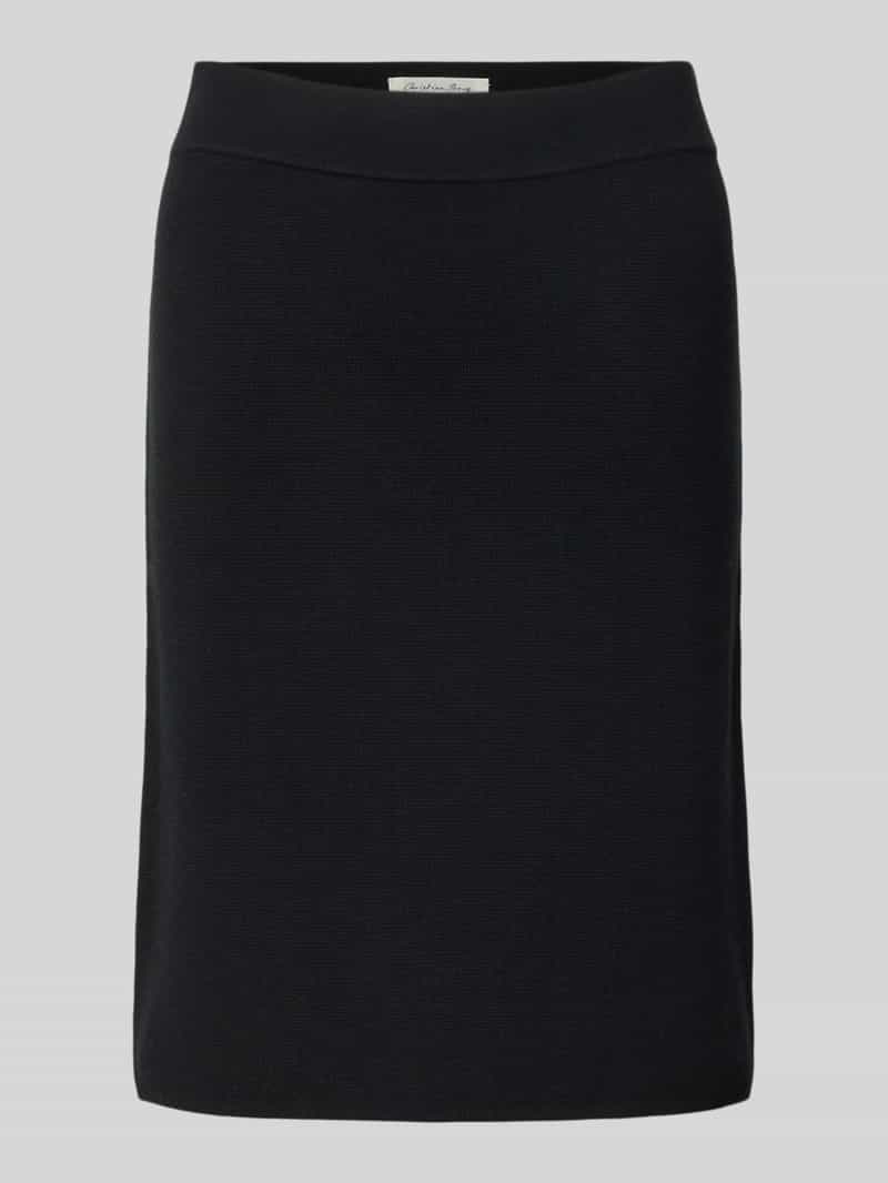 Spódnica o kroju regular fit z imitacji dzianiny