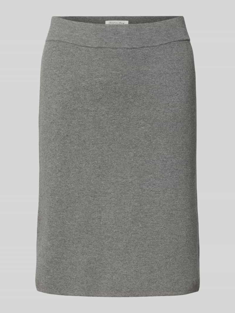 Spódnica o kroju regular fit z imitacji dzianiny