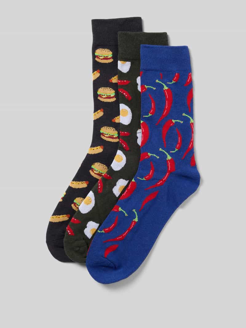 Skarpety w zestawie 3 szt. model ‘HOT FOOD’