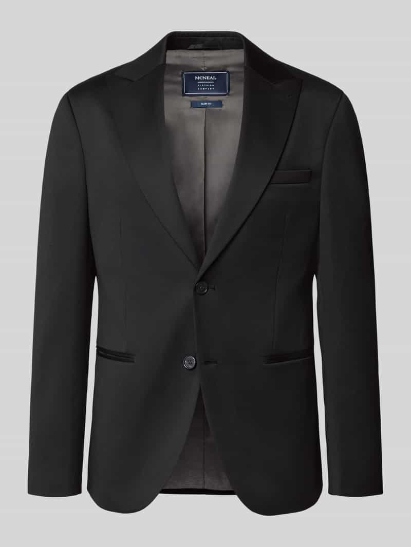 Marynarka o kroju regular fit z kołnierzem z połami