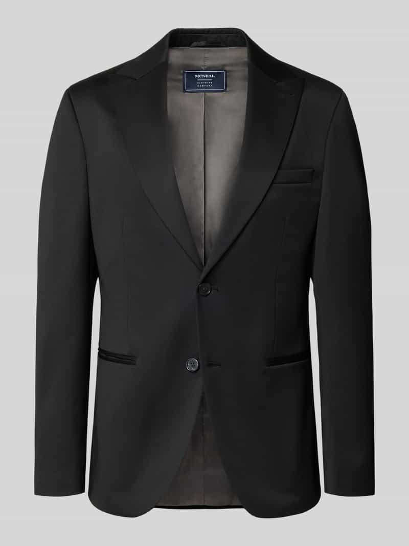 Marynarka o kroju regular fit z kołnierzem z połami