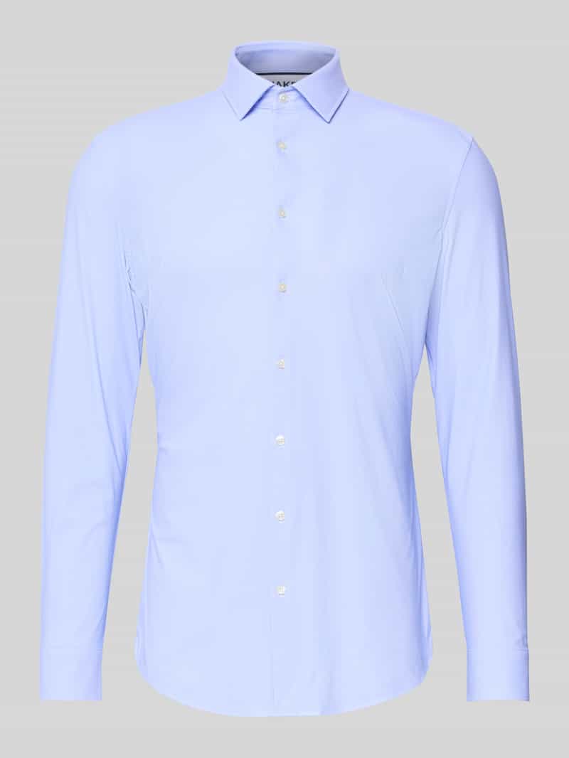 Koszula biznesowa o kroju super slim fit z kołnierzykiem typu kent