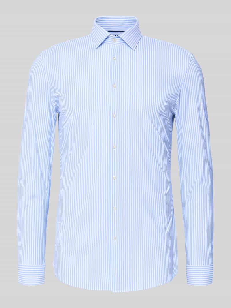 Koszula biznesowa o kroju super slim fit z kołnierzykiem typu kent