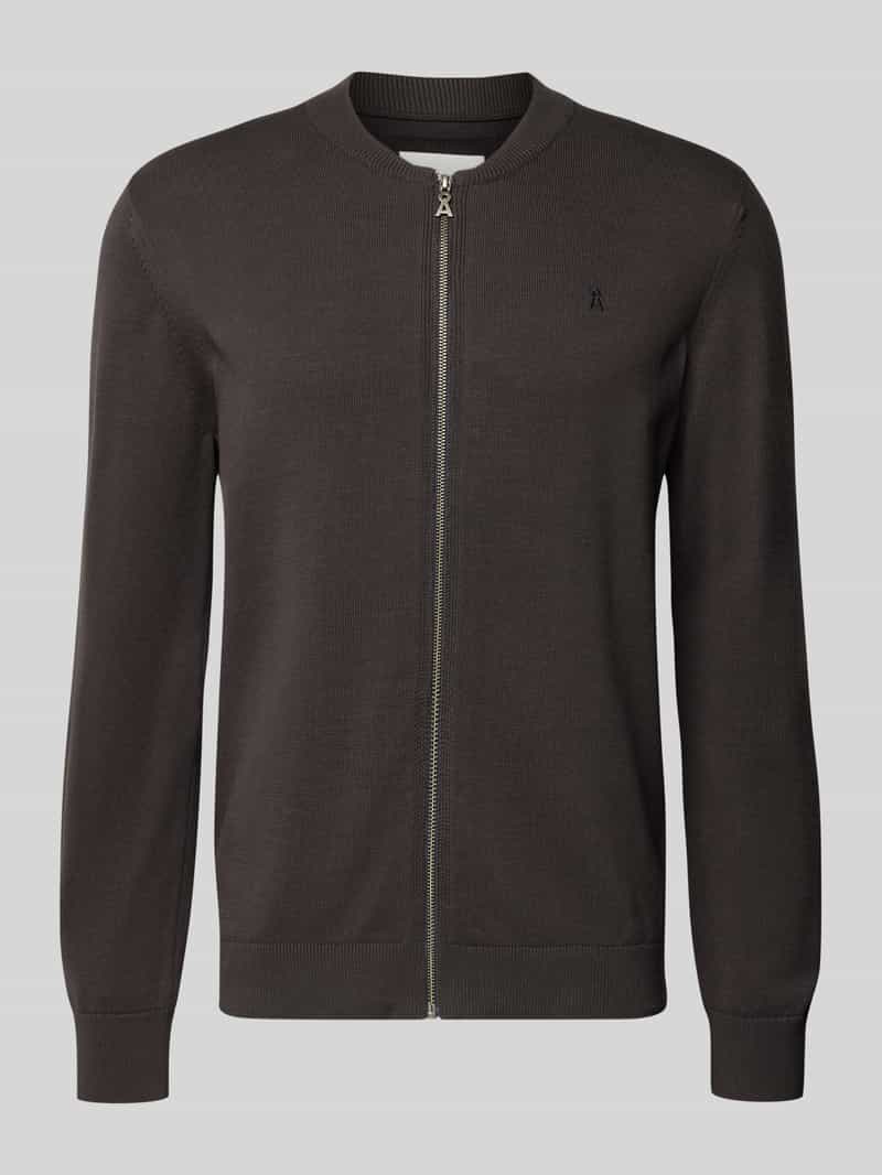 Kurtka z dzianiny o kroju regular fit z czystej bawełny ekologicznej model ‘AGAAMON’