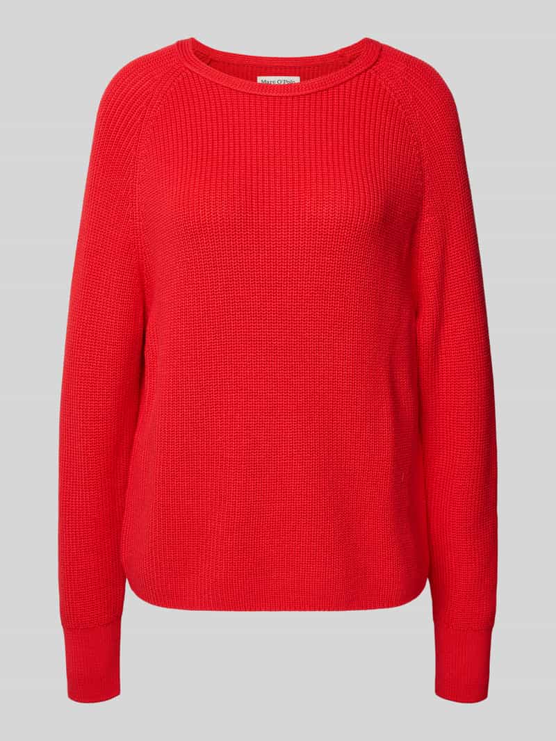 Sweter o kroju relaxed fit z dzianiny z czystej bawełny