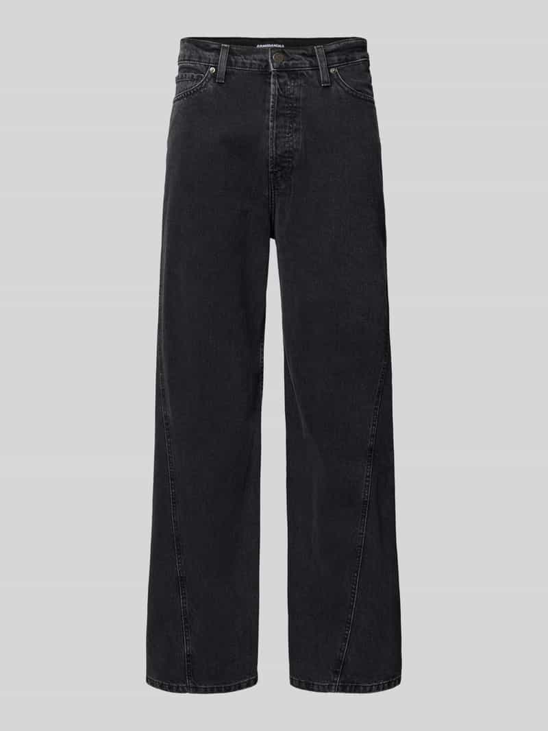 Jeansy o kroju baggy fit z czystej bawełny model ‘JAAMEO’