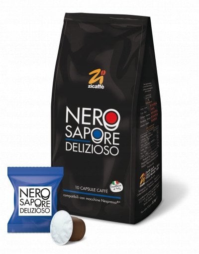 Kapsułki do Nespresso Zicaffe Nerosapore Delizioso - 10 sztuk